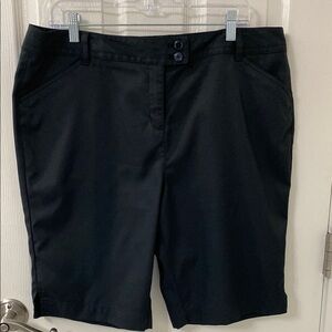 Callaway Black Bermuda Shorts Tailored Business-Casual
